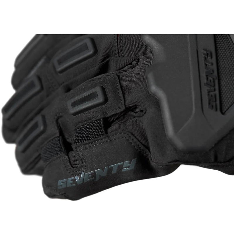Rękawice motocyklowe Seventy Degrees SD-T13 Aspen Light czarno-czerwone