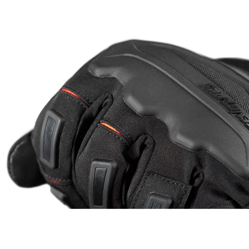 Rękawice motocyklowe Seventy Degrees SD-T13 Aspen Light czarno-czerwone