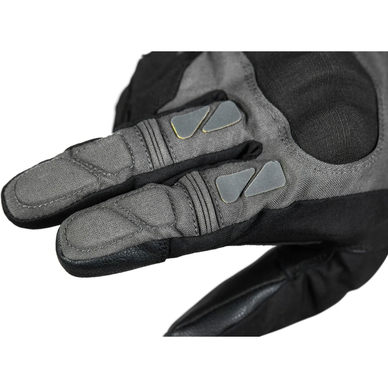 Rękawice motocyklowe Seventy Degrees SD-T55 Atak w kolorze czarno-fluo-żółtym