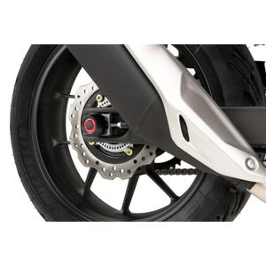Axle sliders PUIG PHB19 21497N black without color caps, rear