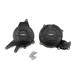 Engine covers PUIG Track for Championship 21500N black