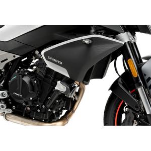 Frame sliders PUIG R19 21004N black with grey rubber