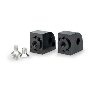 Footpeg adapters PUIG 21875N adjustable black