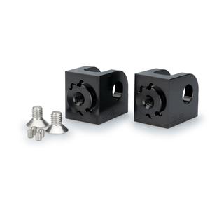 Footpeg adapters PUIG 21888N adjustable black
