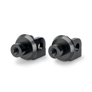 Footpeg adapters PUIG 21887N black