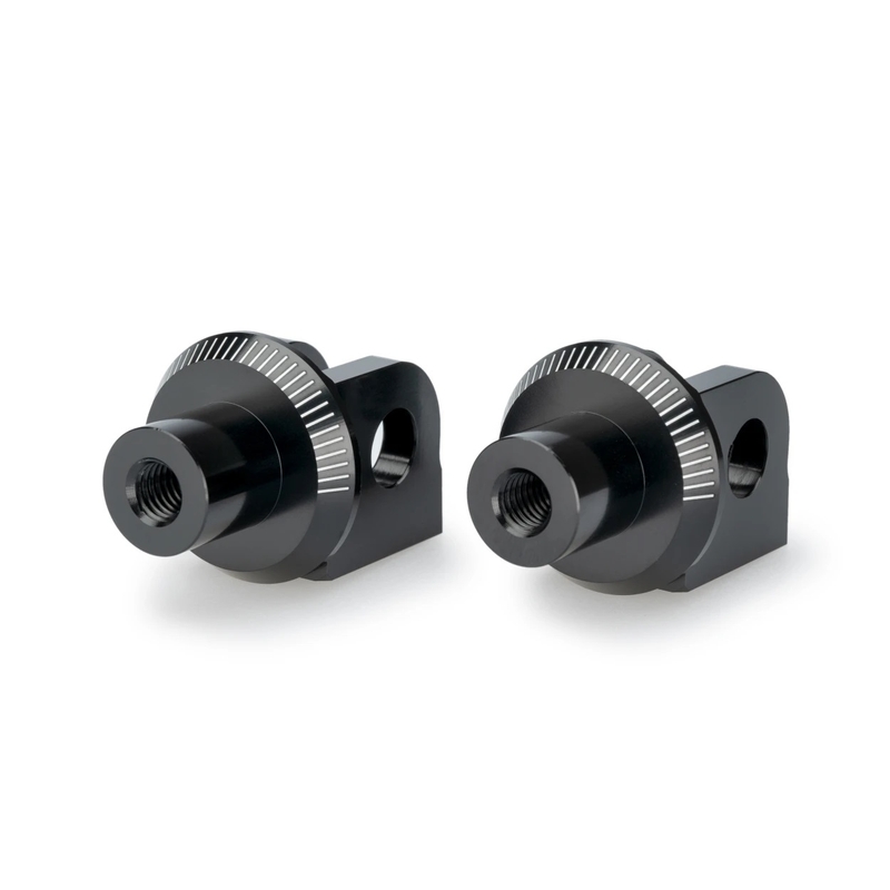 Footpeg adapters PUIG black