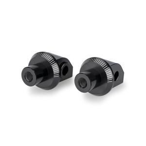 Footpeg adapters PUIG 22149N black
