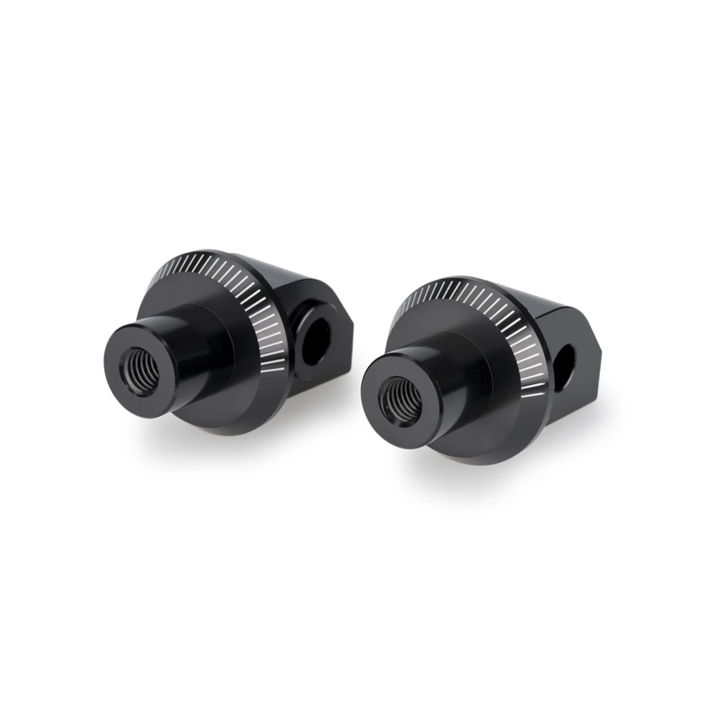 Footpeg adapters PUIG black