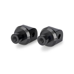 Footpeg adapters PUIG 22148N black