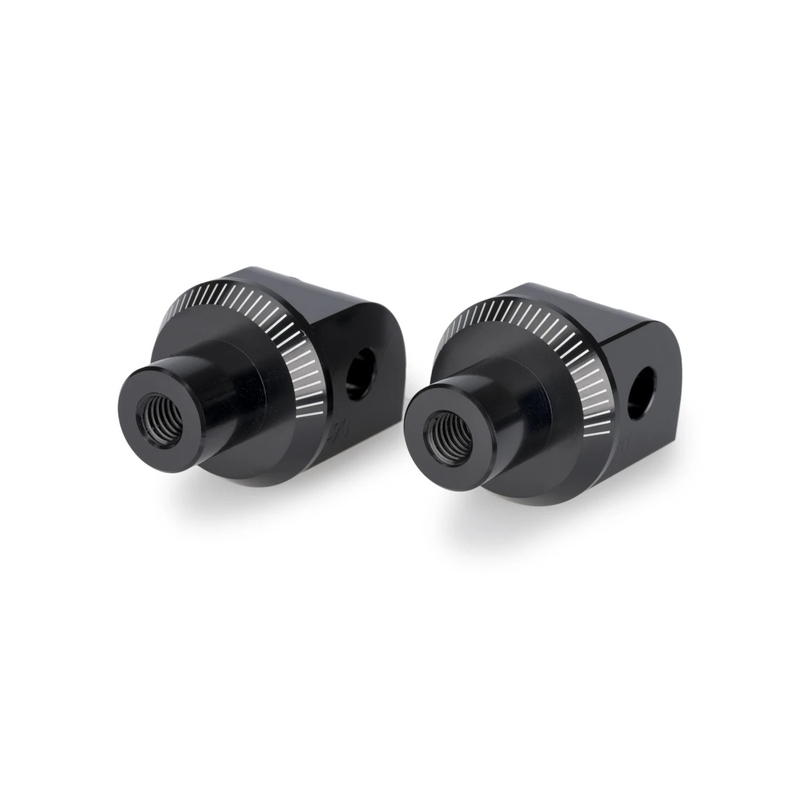 Footpeg adapters PUIG black