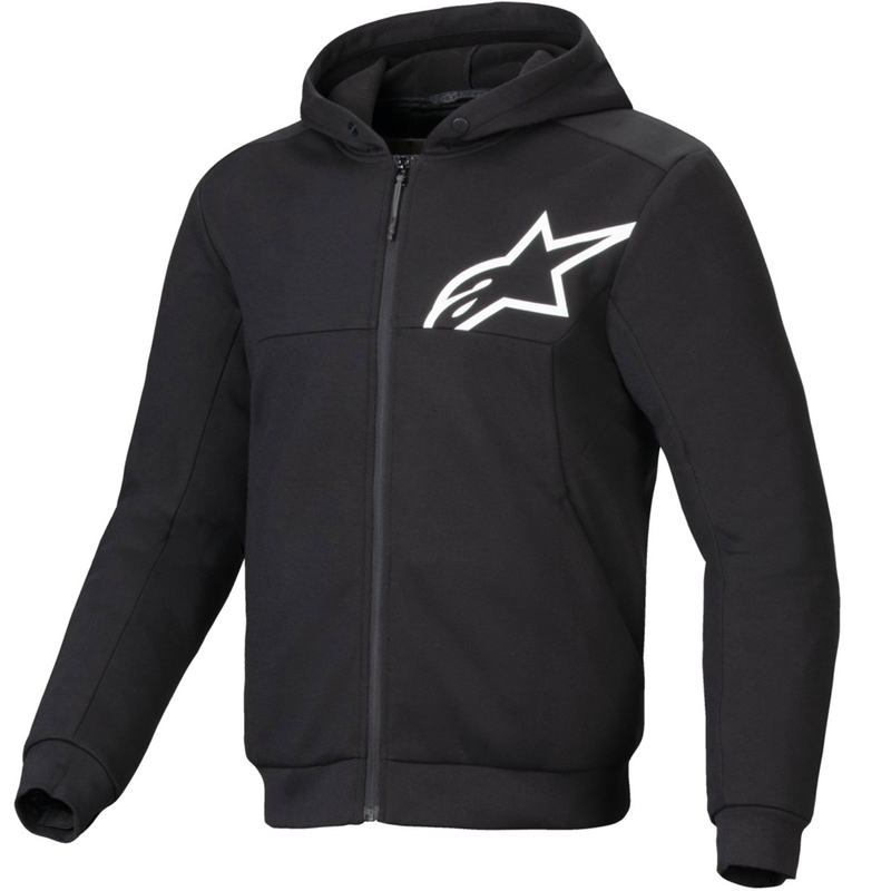 Bluza motocyklowa Alpinestars Chrome V2 Sport czarno-biała