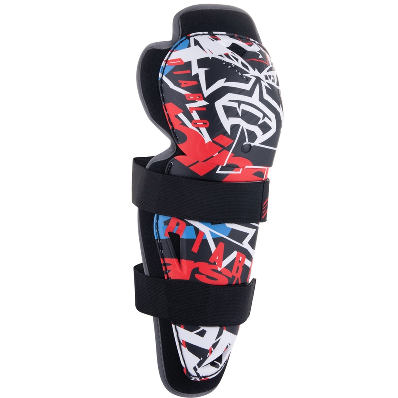 Ochraniacze kolan Alpinestars Bionic Action FQ20 czarno-czerwone