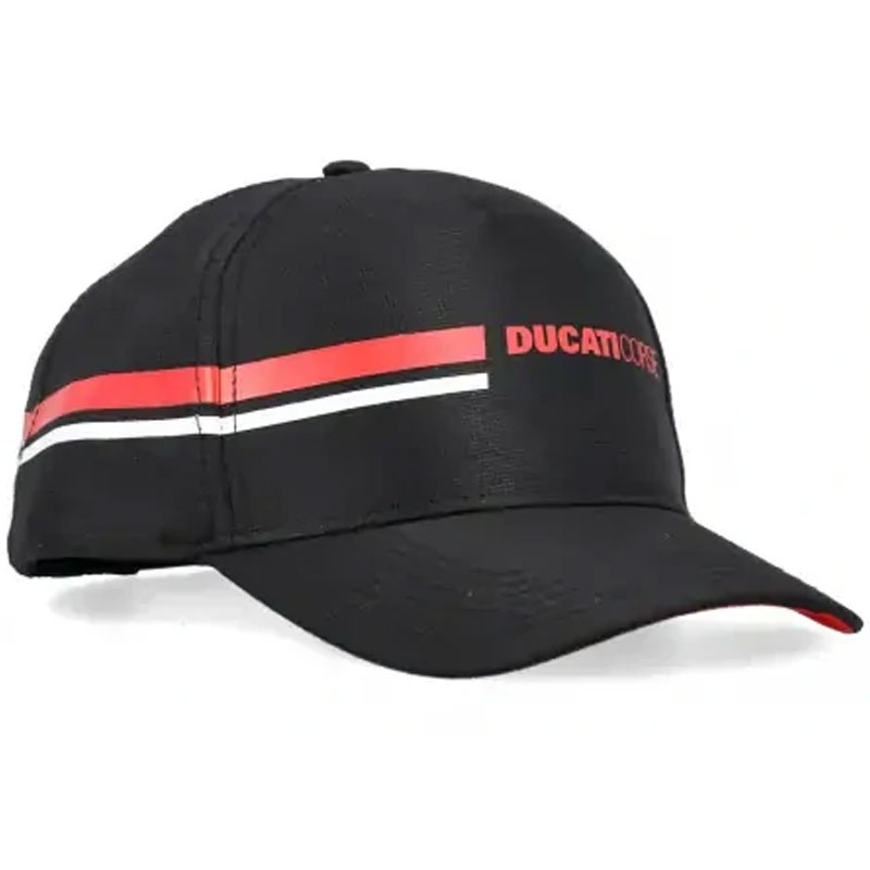 Czapka Ducati Corse z logo, czarna