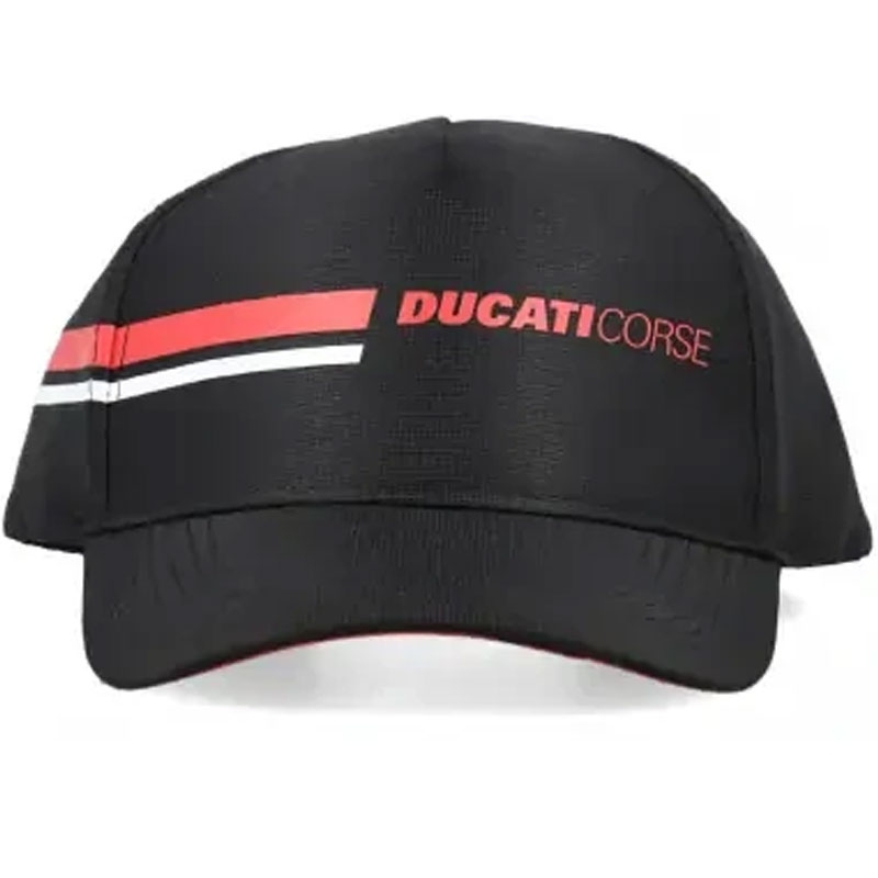 Czapka Ducati Corse z logo, czarna