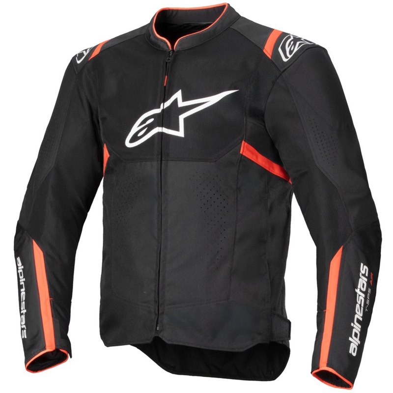 Kurtka motocyklowa Alpinestars T-SPS Air V2 czarno-fluo czerwona