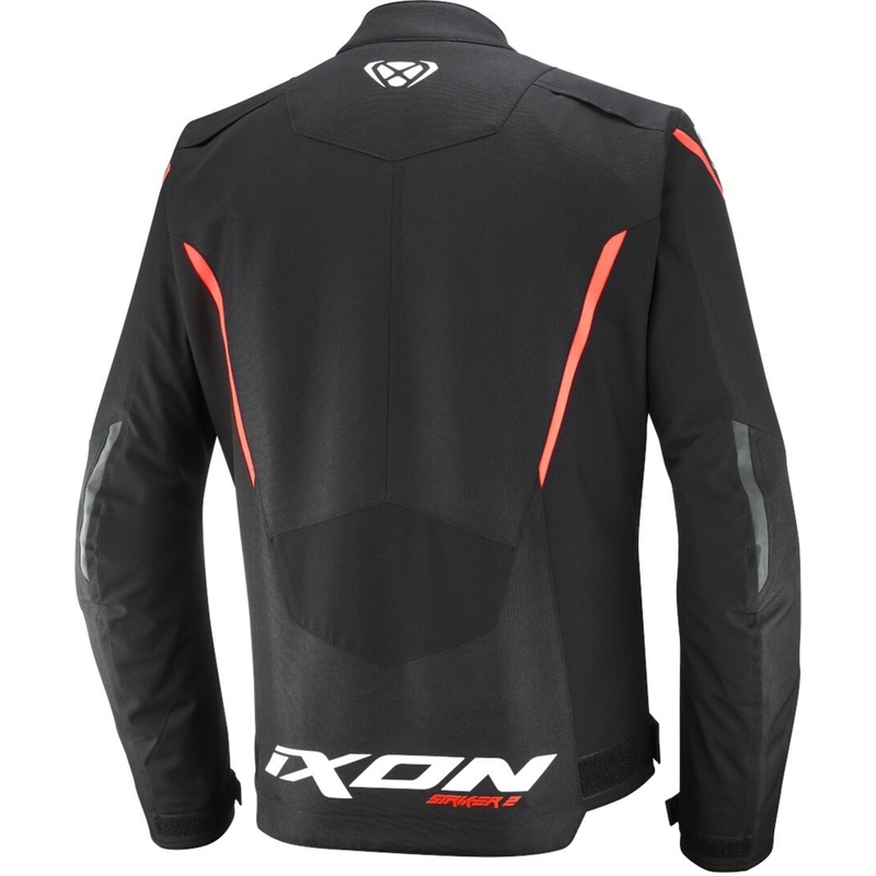 Kurtka motocyklowa IXON Striker 2 czarno-biało-czerwona