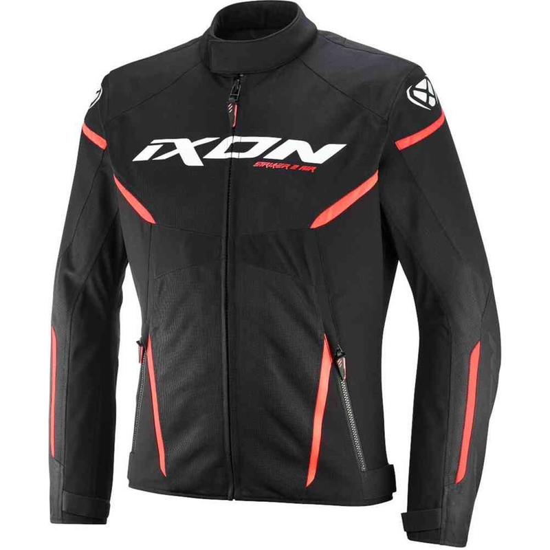Kurtka motocyklowa IXON Striker 2 Air WP czarno-biało-czerwona