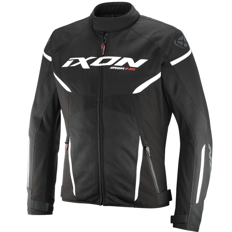 Kurtka motocyklowa IXON Striker 2 Air WP czarno-biała