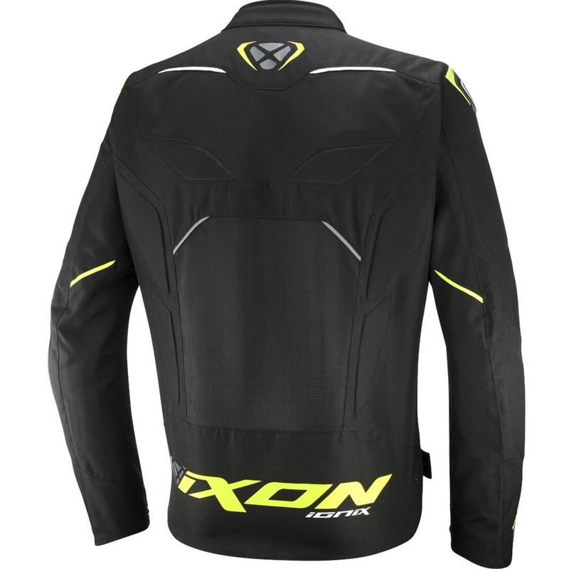 Kurtka motocyklowa IXON Ionix czarno-żółto-szara