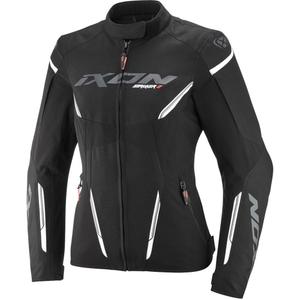 Kurtka motocyklowa damska IXON Striker 2 Lady czarno-biała