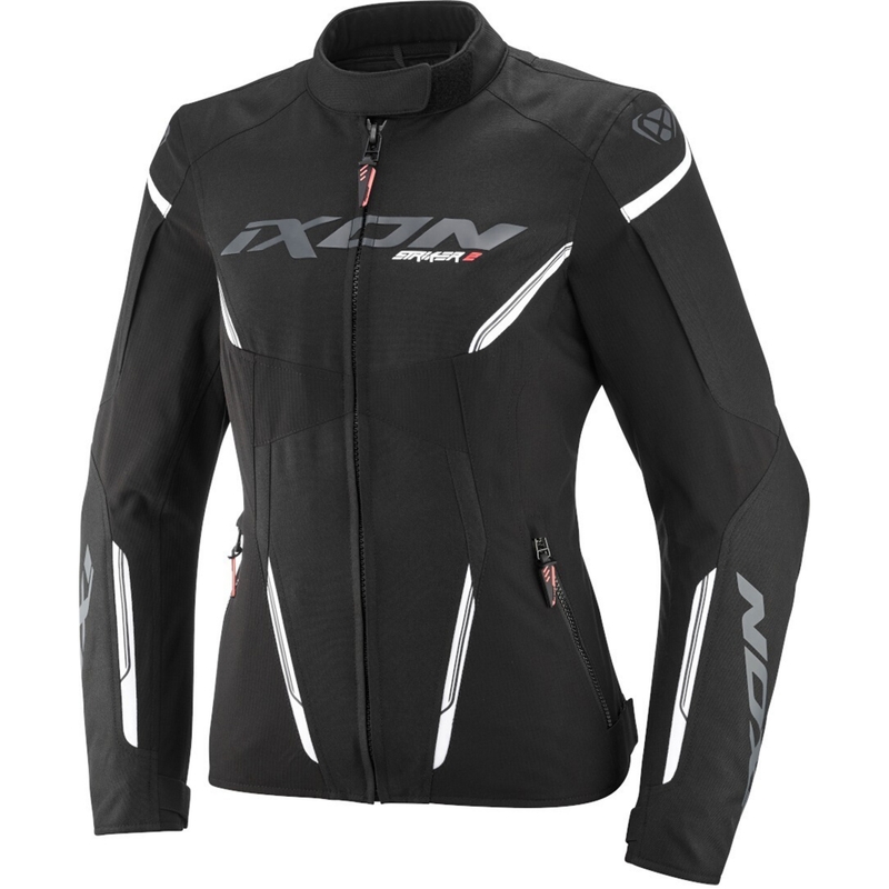 Kurtka motocyklowa damska IXON Striker 2 Lady czarno-biała