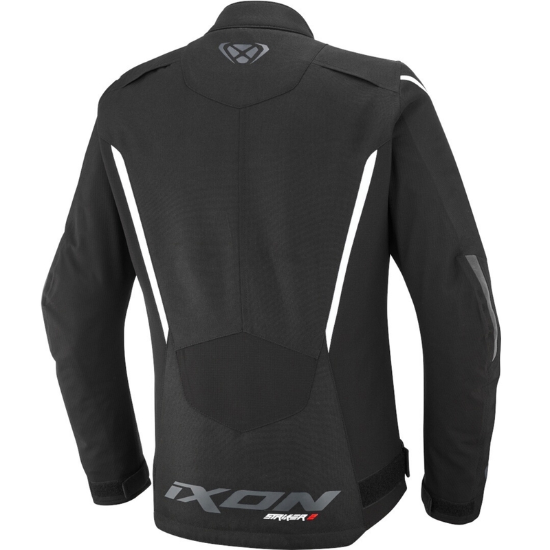 Kurtka motocyklowa damska IXON Striker 2 Lady czarno-biała