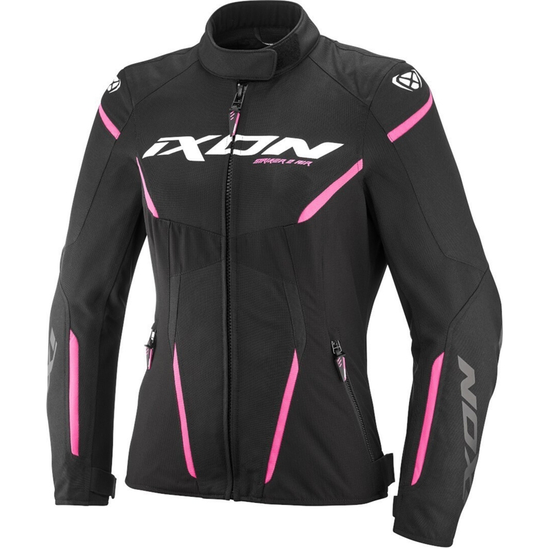 Kurtka motocyklowa damska IXON Striker 2 Air WP Lady czarno-różowa