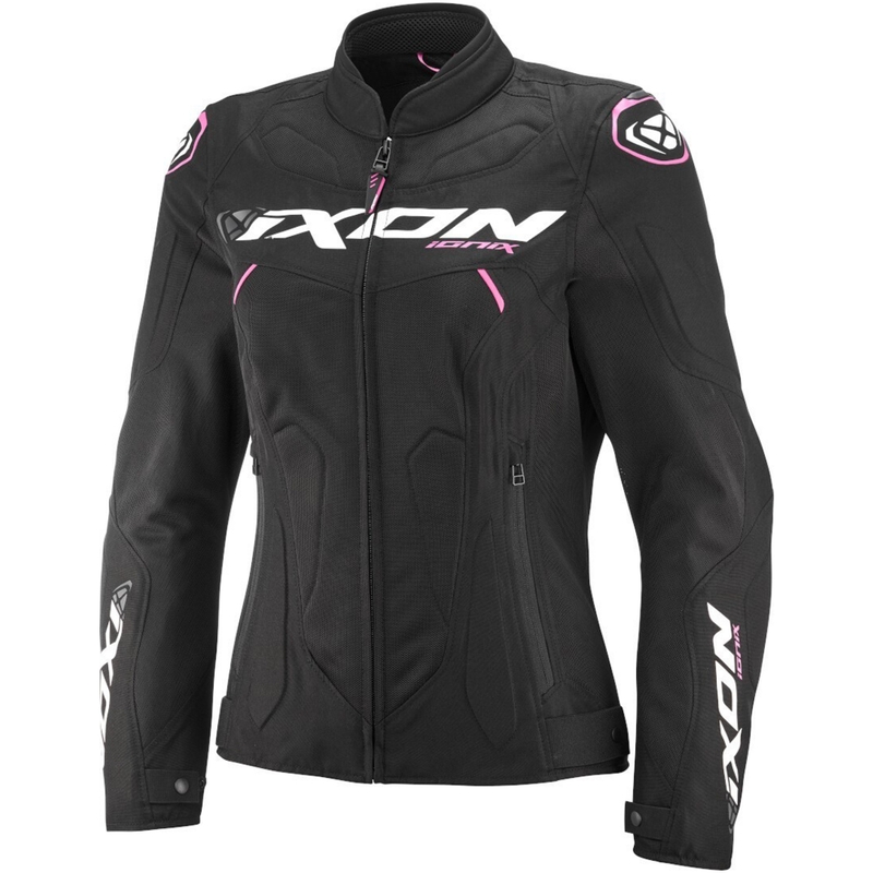 Kurtka motocyklowa damska IXON Ionix Lady czarno-różowa