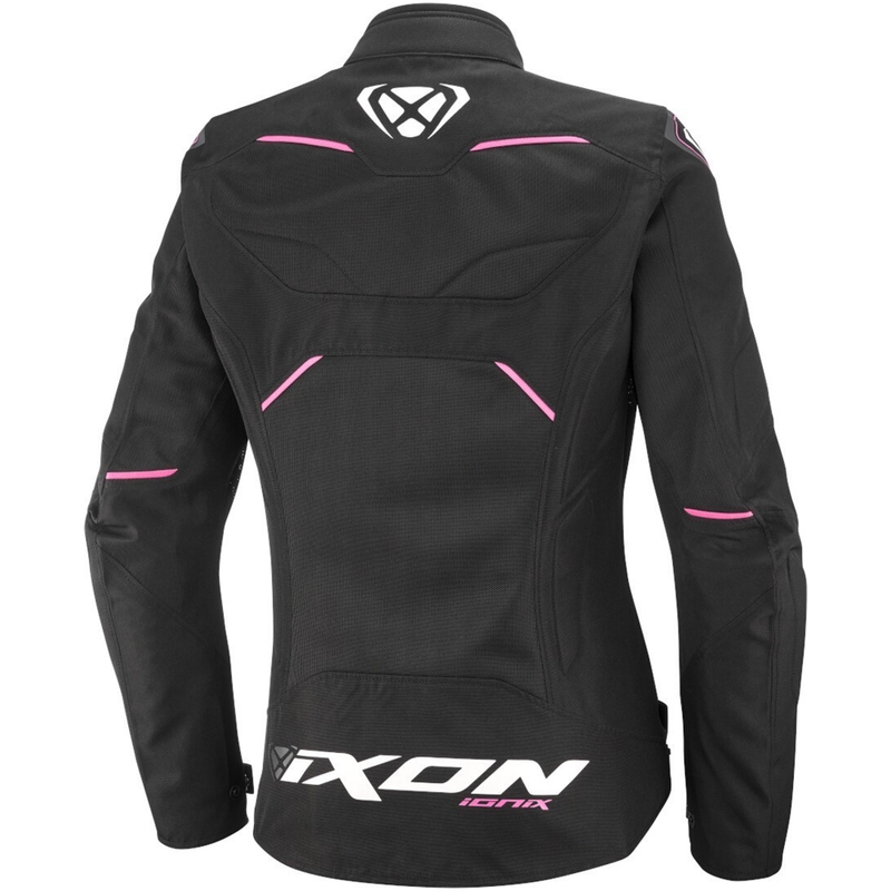 Kurtka motocyklowa damska IXON Ionix Lady czarno-różowa