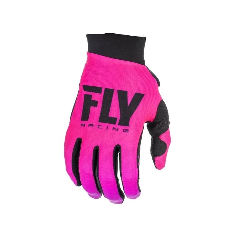 Damskie motocrossowe rękawice FLY Racing PRO LITE 2019 - USA czarno-różowe wyprzedaż