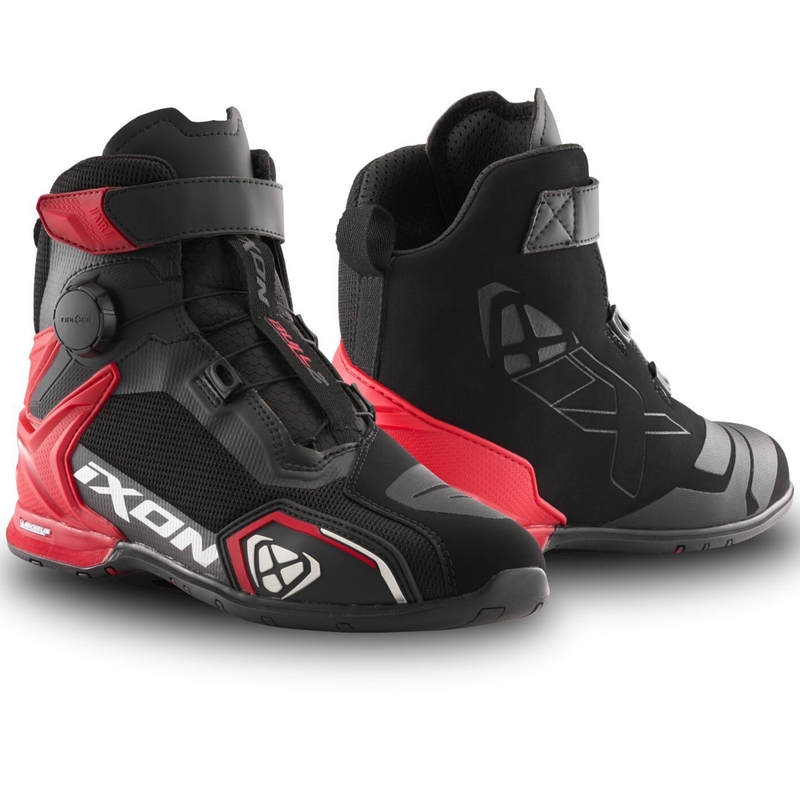 Buty motocyklowe IXON Bull 2 Air czarno-biało-czerwone