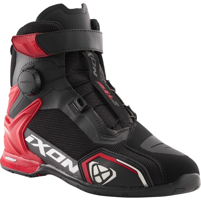 Buty motocyklowe IXON Bull 2 Air czarno-biało-czerwone