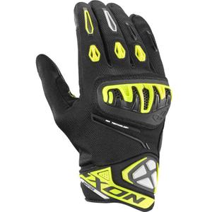 Rękawiczki motocyklowe IXON Mirage Air czarno-fluo żółte