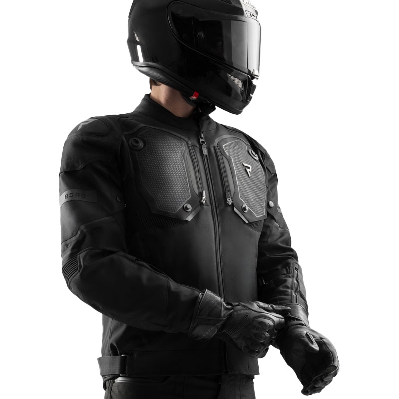 Kurtka motocyklowa Rebelhorn Borg II czarna