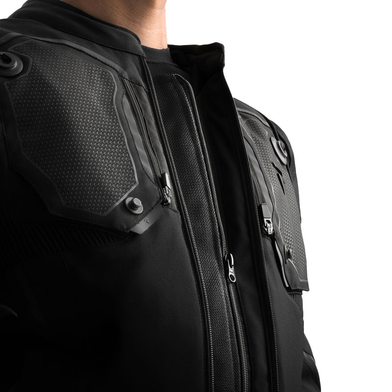 Kurtka motocyklowa Rebelhorn Borg II czarna