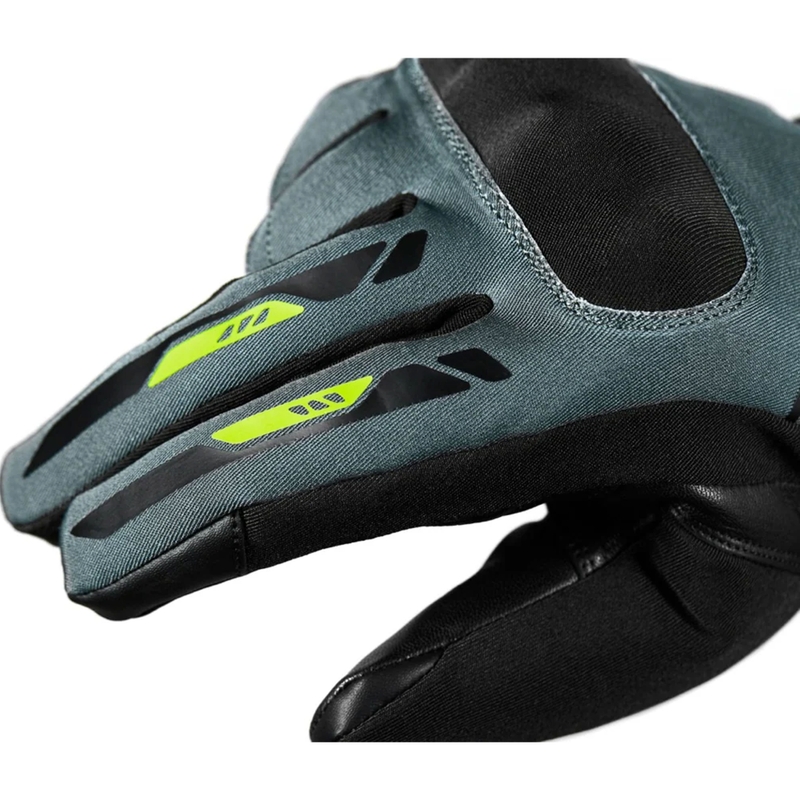 Rękawice motocyklowe Seventy Degrees SD-T57 Giau czarno-szaro-fluo żółte