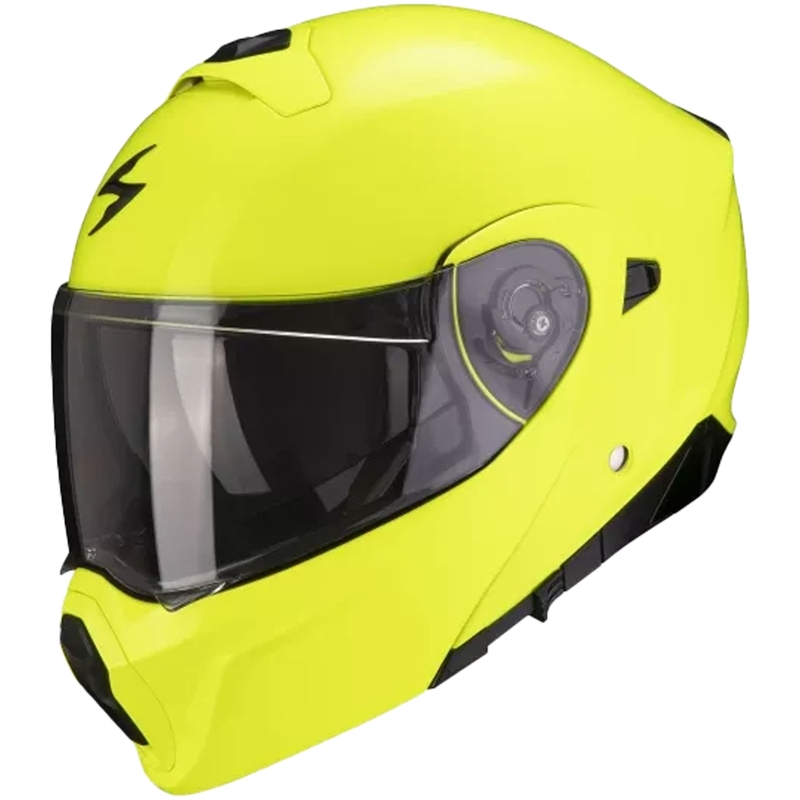 Kask składany Scorpion EXO-930 Solidny fluo żółty
