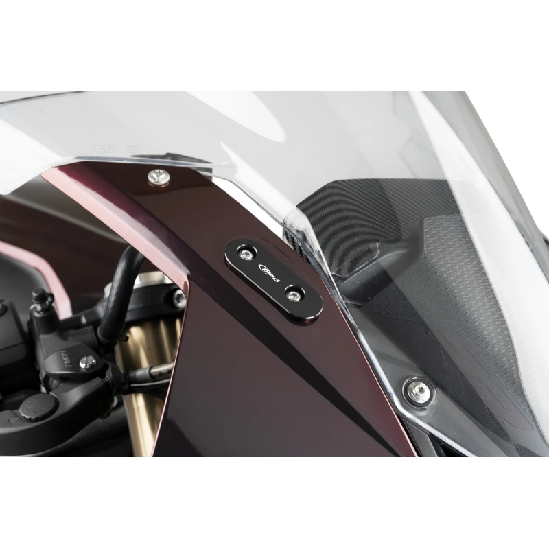 Mirrors caps PUIG black for BMW S 1000 RR 2023-2024, BMW M 1000 RR 2023-2024