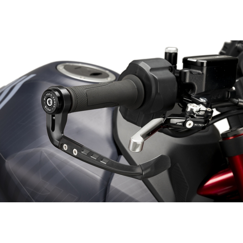 Brake lever protector PUIG RAW black