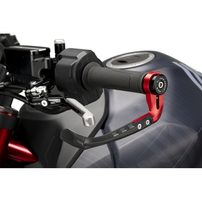 Clutch lever protector PUIG RAW red