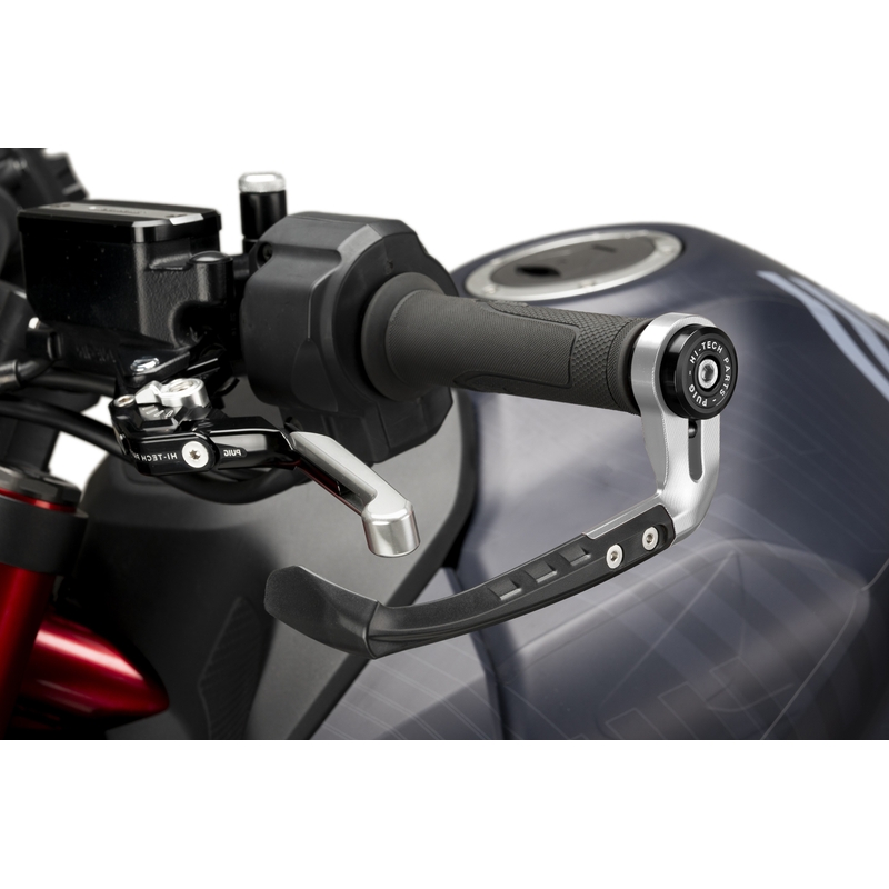 Clutch lever protector PUIG RAW silver