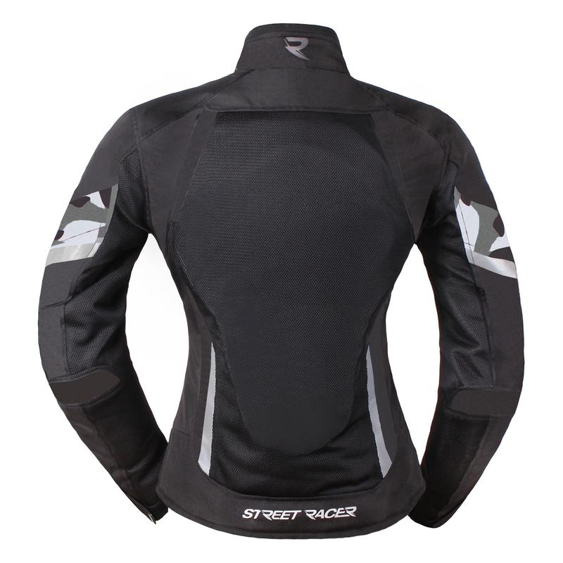 Damska kurtka motocyklowa Street Racer Elite czarna wyprzedaż