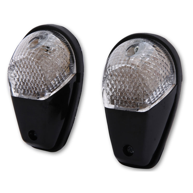 Kierunkowskaz motocyklowy Highsider Smart LED czarno-przezroczysty