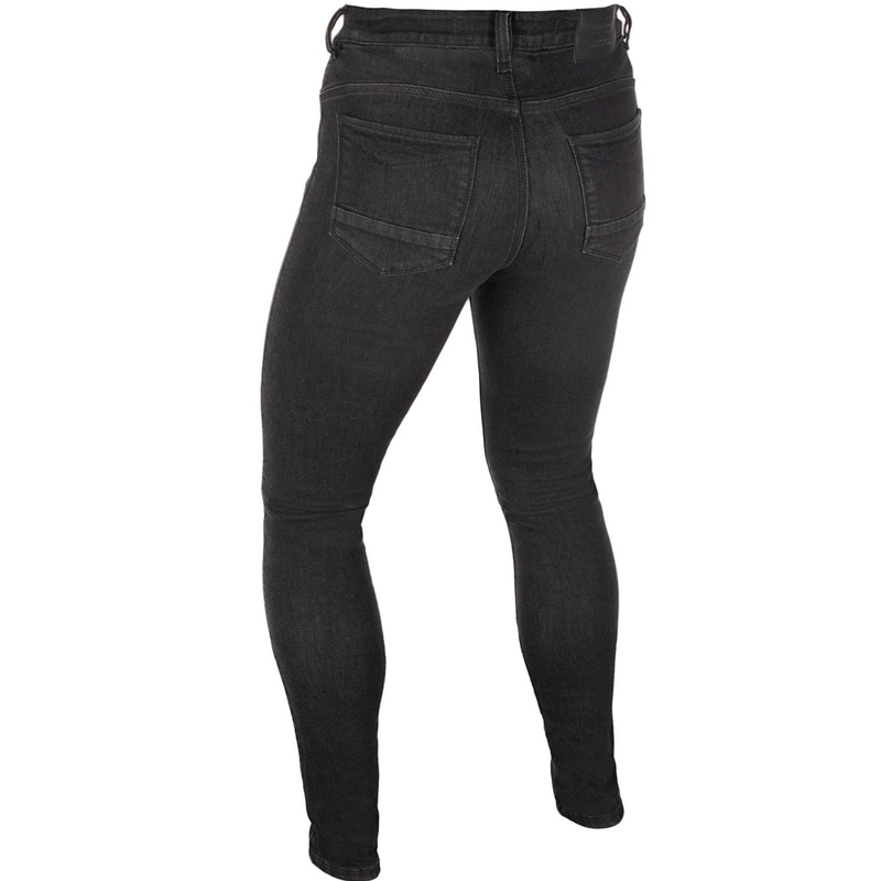 Damskie jeansy motocyklowe Oxford Sofia AA Slim jeans czarne