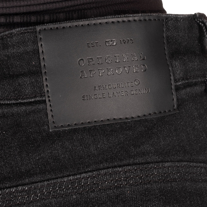 Damskie jeansy motocyklowe Oxford Sofia AA Slim jeans czarne