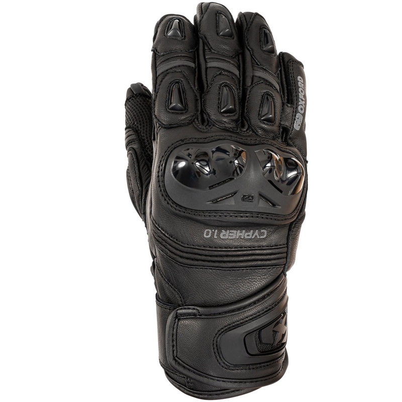 Rękawice motocyklowe Oxford Cypher 1.0 krótkie czarne