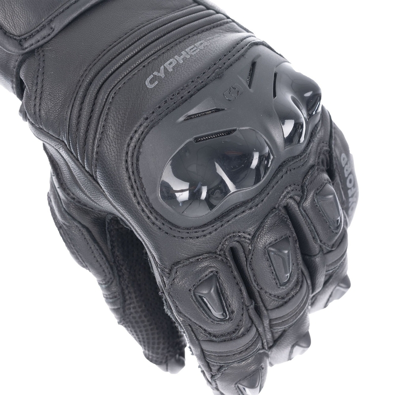 Rękawice motocyklowe Oxford Cypher 1.0 krótkie czarne