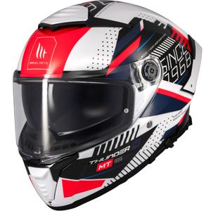 Zintegrowany kask motocyklowy MT Thunder 4 SV Luminence niebieski