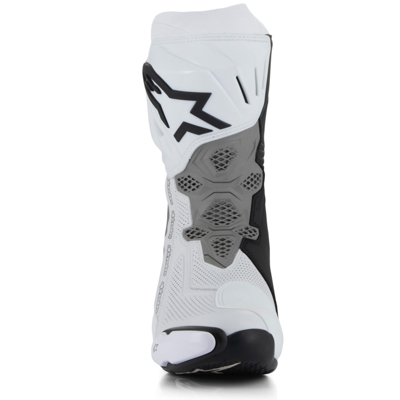 Buty motocyklowe Alpinestars Supertech R Vented w kolorze biało-jasnoszarym-czarnym