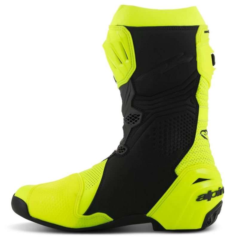Buty motocyklowe Alpinestars Supertech R Vented fluo żółto-czarne